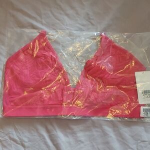 NWT Lively size 2 lace brallete, Pink Peacock